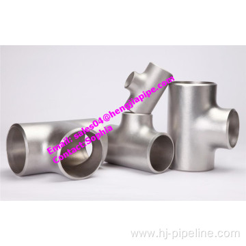 stainless steel 1.4301 equal tee reducing tee